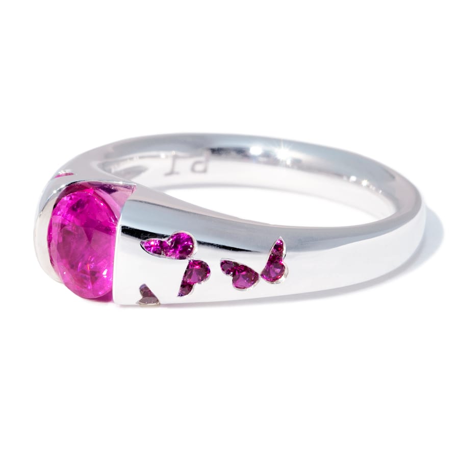 Butterfly Engagement Ring, view 6